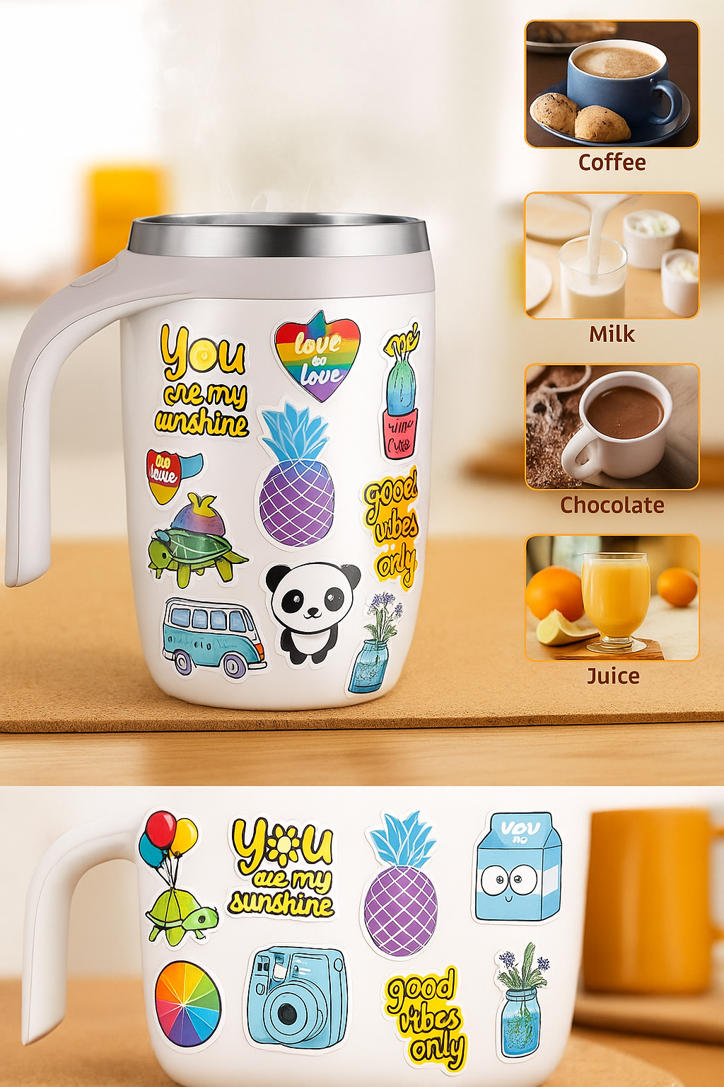 Stickers for Water Bottles, 100 Pack/Pcs Cute Vsco Vinyl Aesthetic Waterproof Stickers for Laptop Hydroflask Computer for Teens Kids Girls