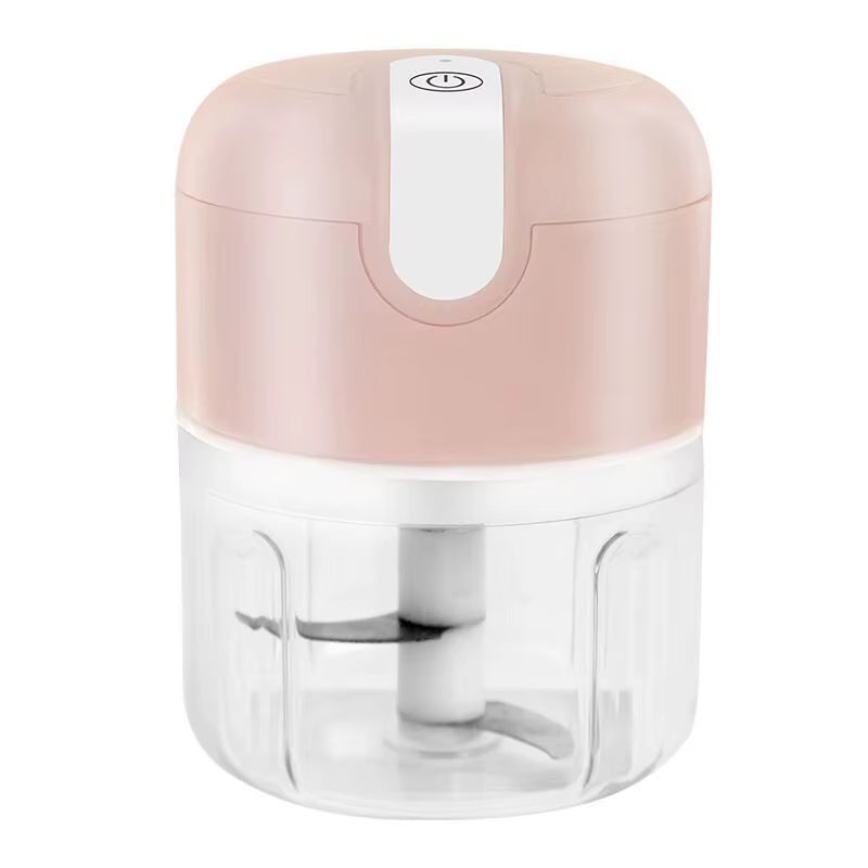 Mini Electric Garlic Chopper – Portable USB Rechargeable Food Processor | 250ml, 45W Motor for Garlic, Veggies & Meat