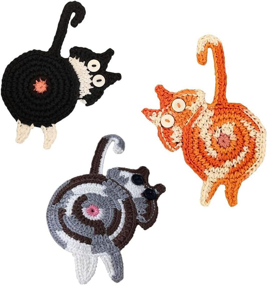 Fun Cat Coffee Coasters for Tables