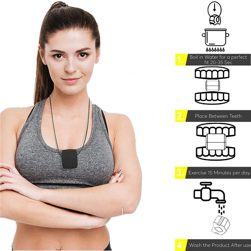 Jaw Exerciser Ball – Face Toner & Jawline Trainer with Lanyard for Men & Women