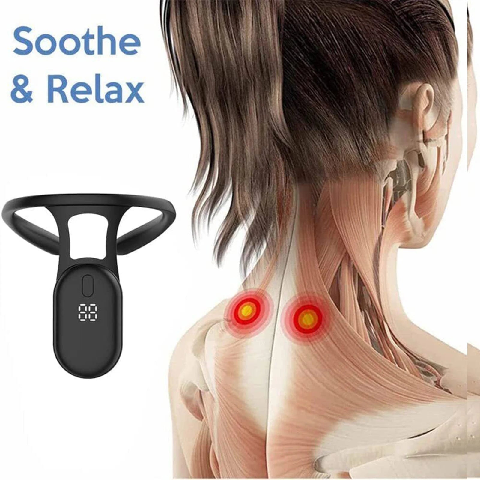 Smart Posture Corrector – Vibration Reminder Trainer for Neck & Back Alignment