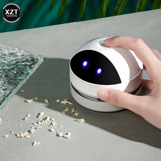 Mini Desktop Vacuum – Portable Wireless Crumb & Dust Cleaner for Office & Home