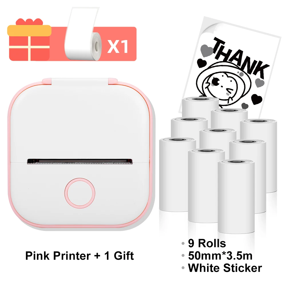 Phomemo T02 Mini Bluetooth Thermal Printer – Inkless, Wireless, Endless Fun!