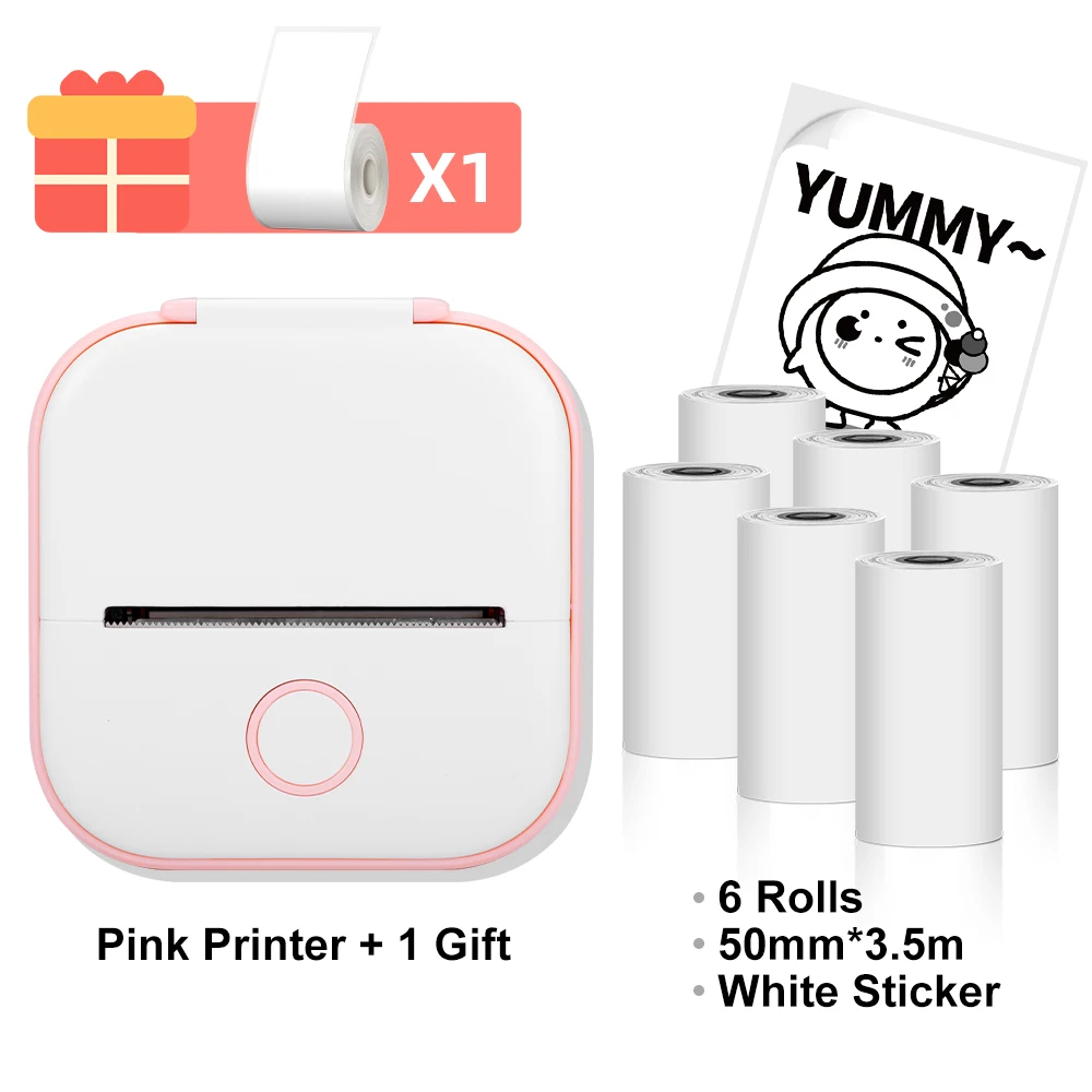 Phomemo T02 Mini Bluetooth Thermal Printer – Inkless, Wireless, Endless Fun!