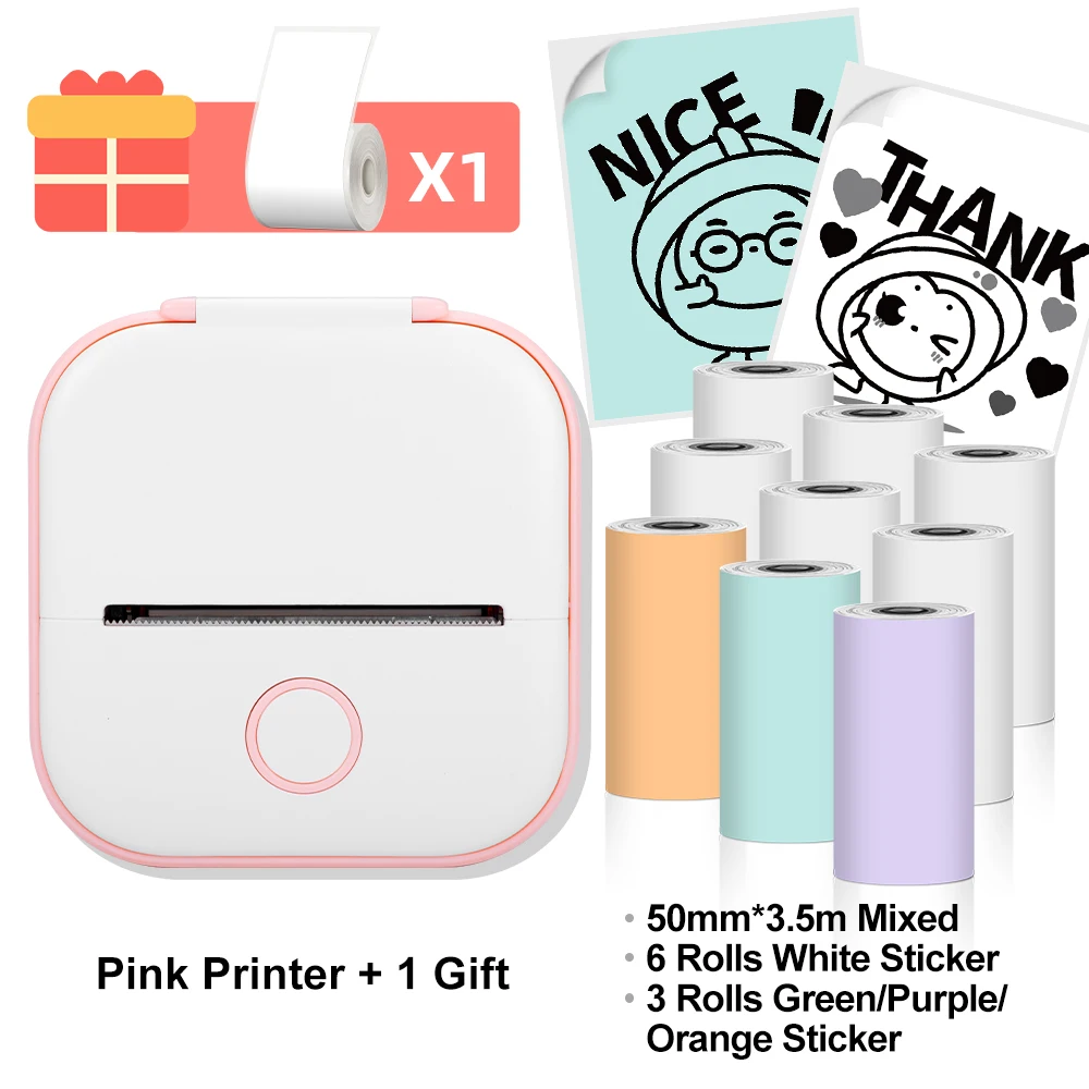 Phomemo T02 Mini Bluetooth Thermal Printer – Inkless, Wireless, Endless Fun!