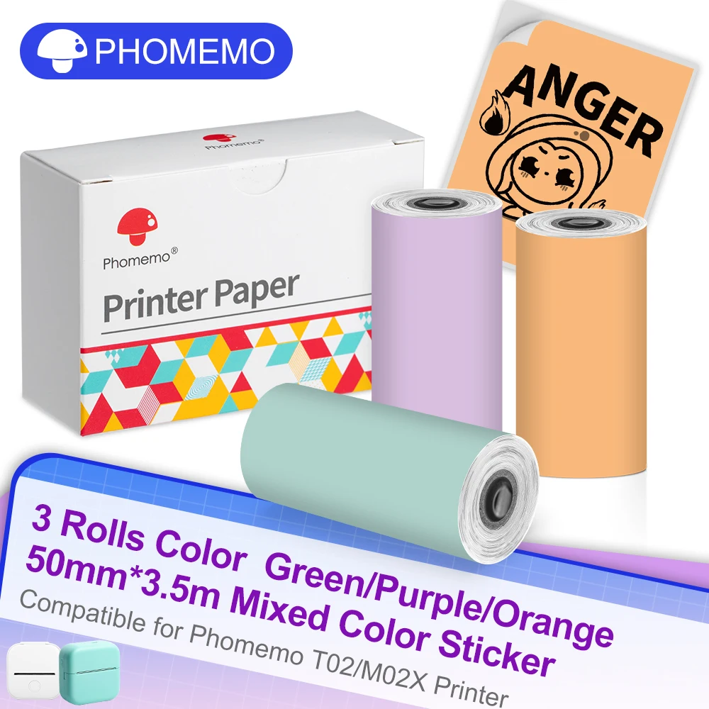Phomemo T02 Mini Bluetooth Thermal Printer – Inkless, Wireless, Endless Fun!