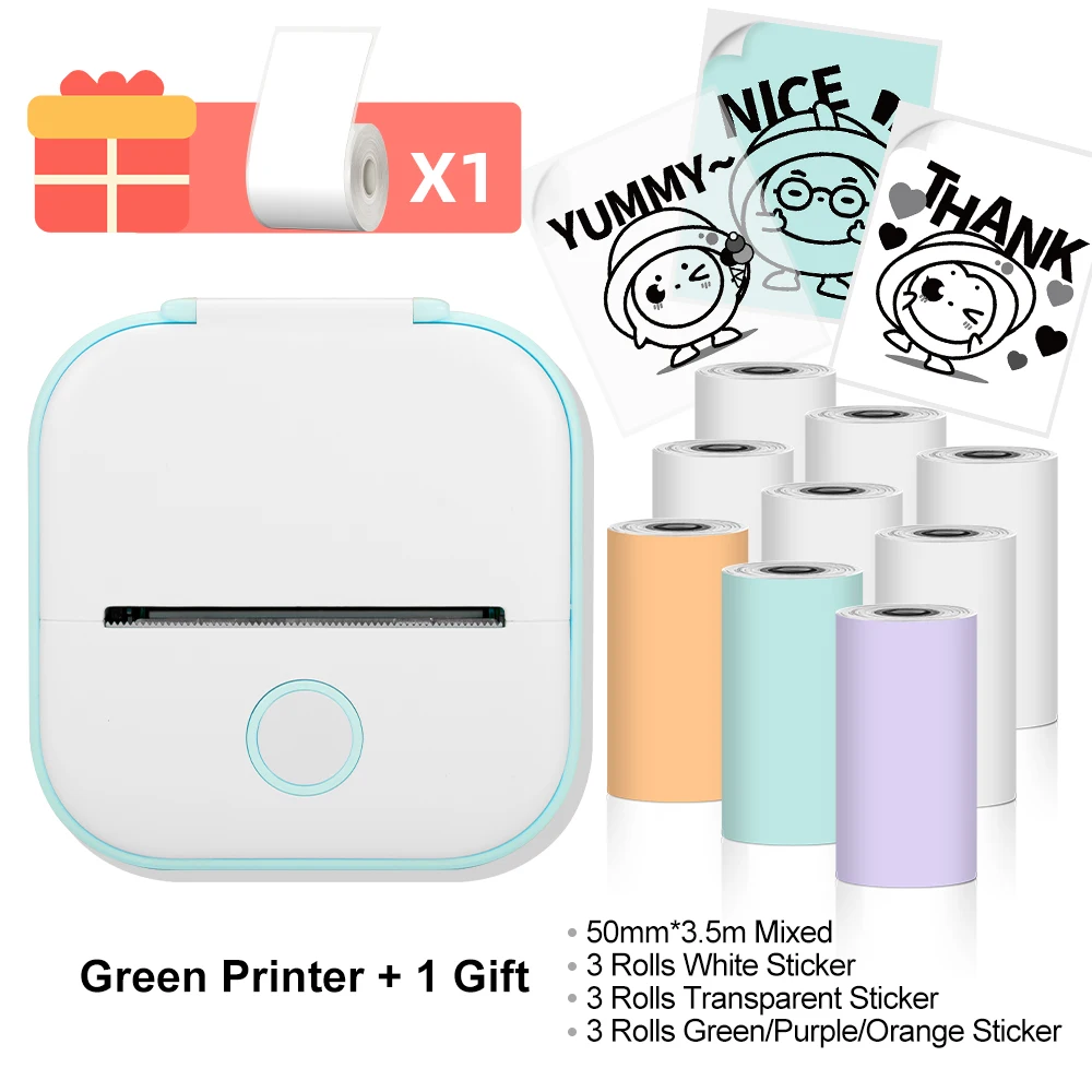 Phomemo T02 Mini Bluetooth Thermal Printer – Inkless, Wireless, Endless Fun!