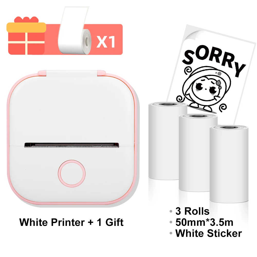 Phomemo T02 Mini Bluetooth Thermal Printer – Inkless, Wireless, Endless Fun!