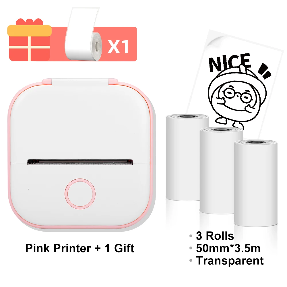 Phomemo T02 Mini Bluetooth Thermal Printer – Inkless, Wireless, Endless Fun!