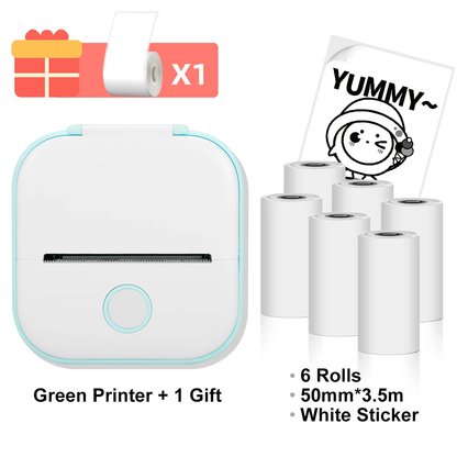 Phomemo T02 Mini Bluetooth Thermal Printer – Inkless, Wireless, Endless Fun!