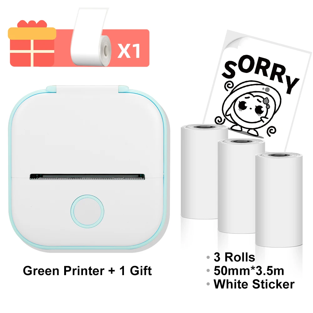 Phomemo T02 Mini Bluetooth Thermal Printer – Inkless, Wireless, Endless Fun!