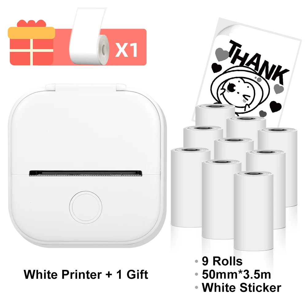 Phomemo T02 Mini Bluetooth Thermal Printer – Inkless, Wireless, Endless Fun!