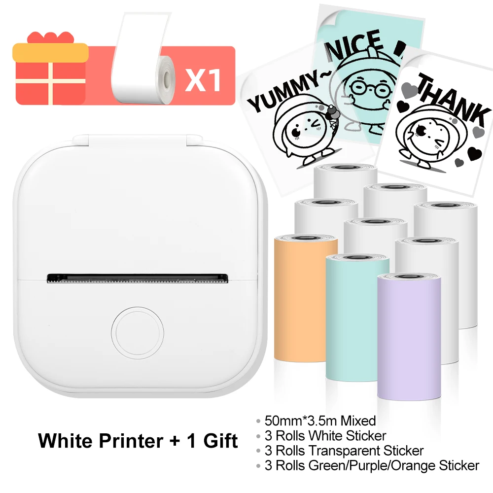 Phomemo T02 Mini Bluetooth Thermal Printer – Inkless, Wireless, Endless Fun!