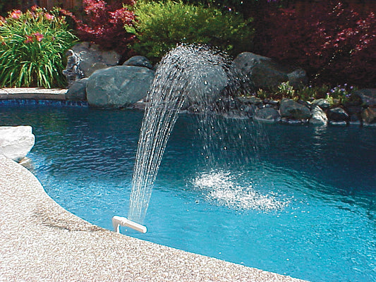 💦 Pool & Spa Waterfall Fountain – Adjustable Spray for All Pool Types, Easy Install