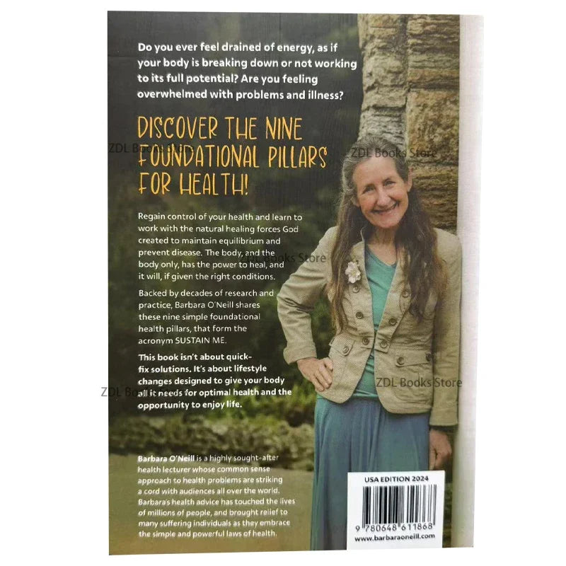 Sustain Me a Handbook of Natural Remedies the 9 Foundational Pillars for Health Guide Book in English Paperback