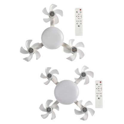 🌀 Universal Drone Ceiling Fan with LED Light & Remote – Silent, Dimmable, Stylish Comfort