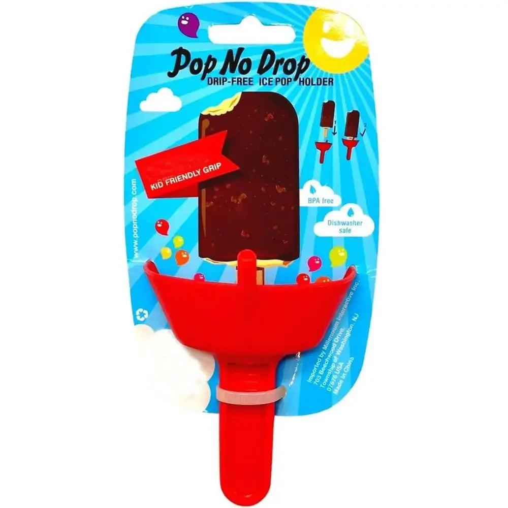 🍦 Double Drip-Proof Popsicle Holder with Tray – Mess-Free Ice Cream Fun for Kids