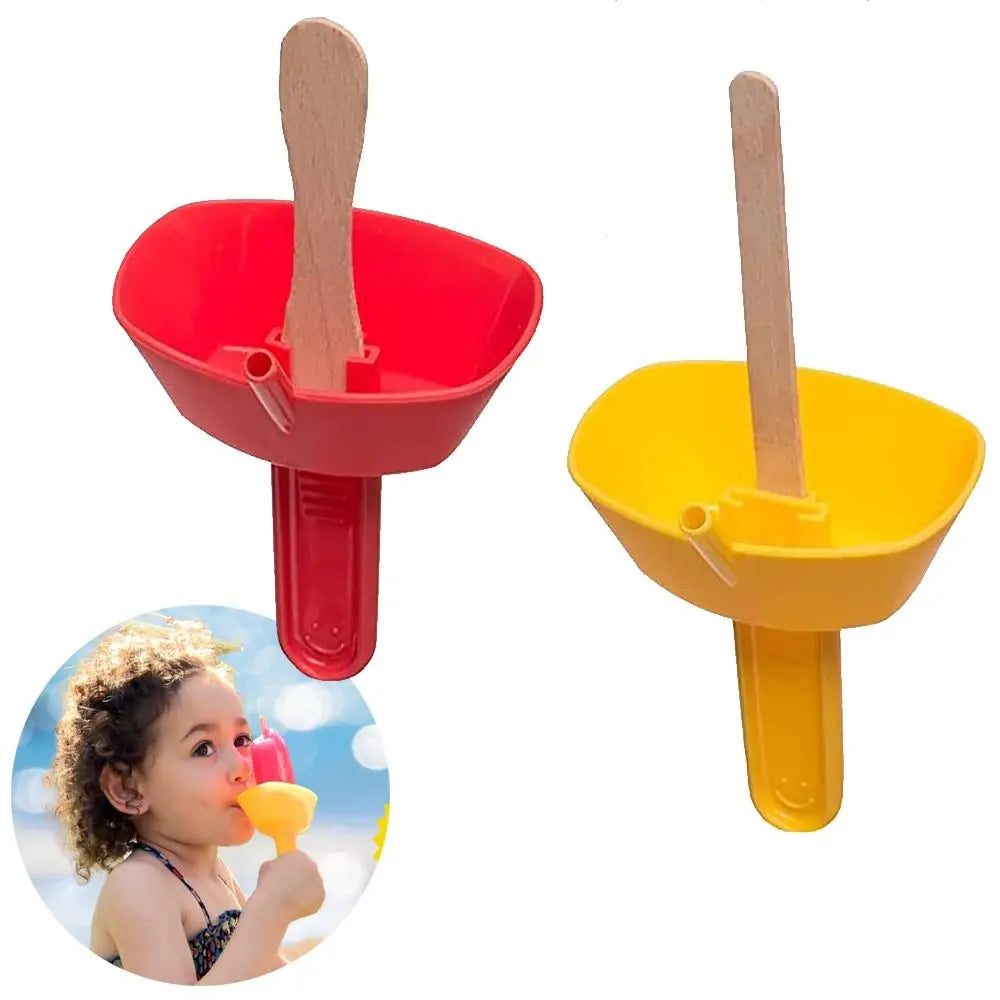 🍦 Double Drip-Proof Popsicle Holder with Tray – Mess-Free Ice Cream Fun for Kids