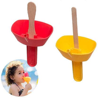 🍦 Double Drip-Proof Popsicle Holder with Tray – Mess-Free Ice Cream Fun for Kids
