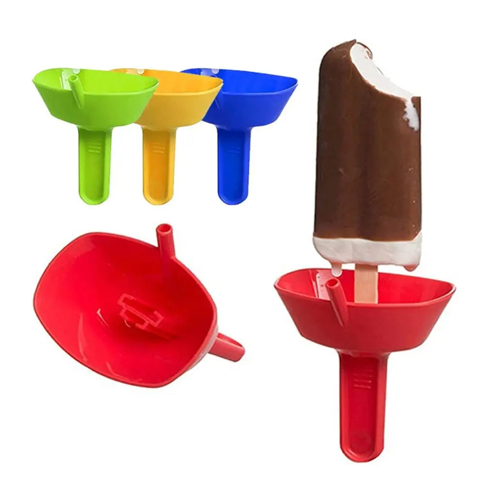 🍦 Double Drip-Proof Popsicle Holder with Tray – Mess-Free Ice Cream Fun for Kids