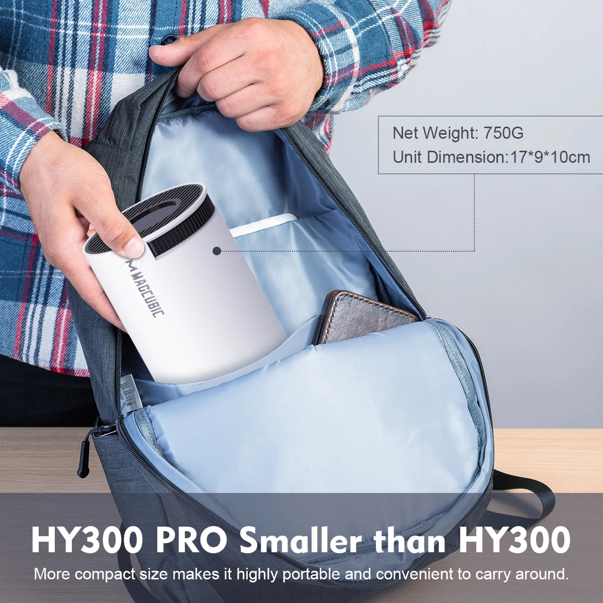 HY300 Pro 4K Projector – Android 11, Wi-Fi 6, 1080P HD, Bluetooth – Home & Outdoor Cinema