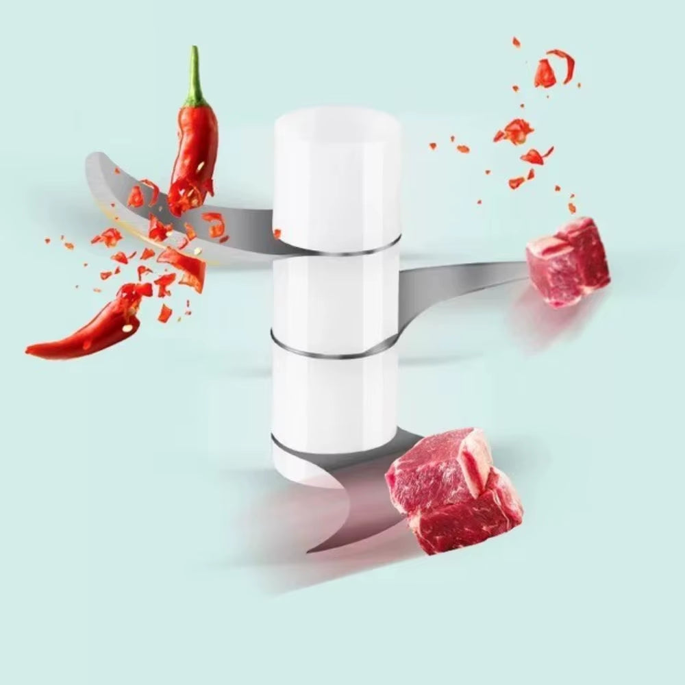 Mini Electric Garlic Chopper – Portable USB Rechargeable Food Processor | 250ml, 45W Motor for Garlic, Veggies & Meat