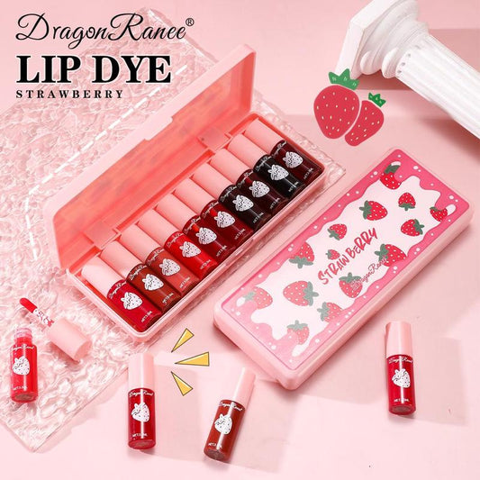 Strawberry Velvet Lip Set – Long-Lasting, Moisturizing Gloss
