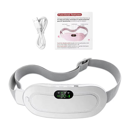 Portable Heating Pad – Menstrual Relief Massager Belt for Abdominal Pain & Cramps