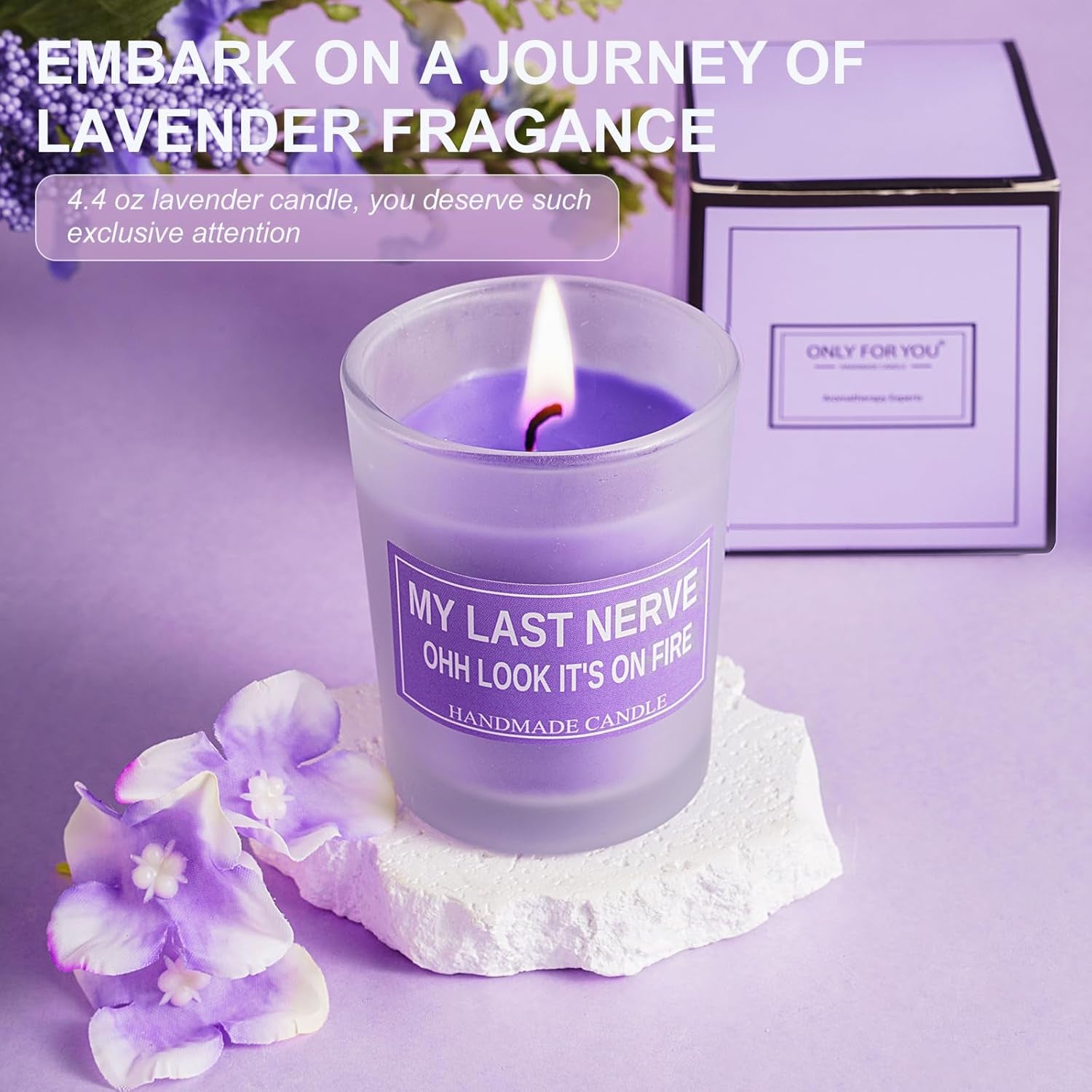 Spa Gift Basket for Women – Relaxing Self-Care Gift Set with Blanket, Purple Gifts for Wife, Girlfriend, Mom, Sister, Friends, Birthday or Get Well Soon